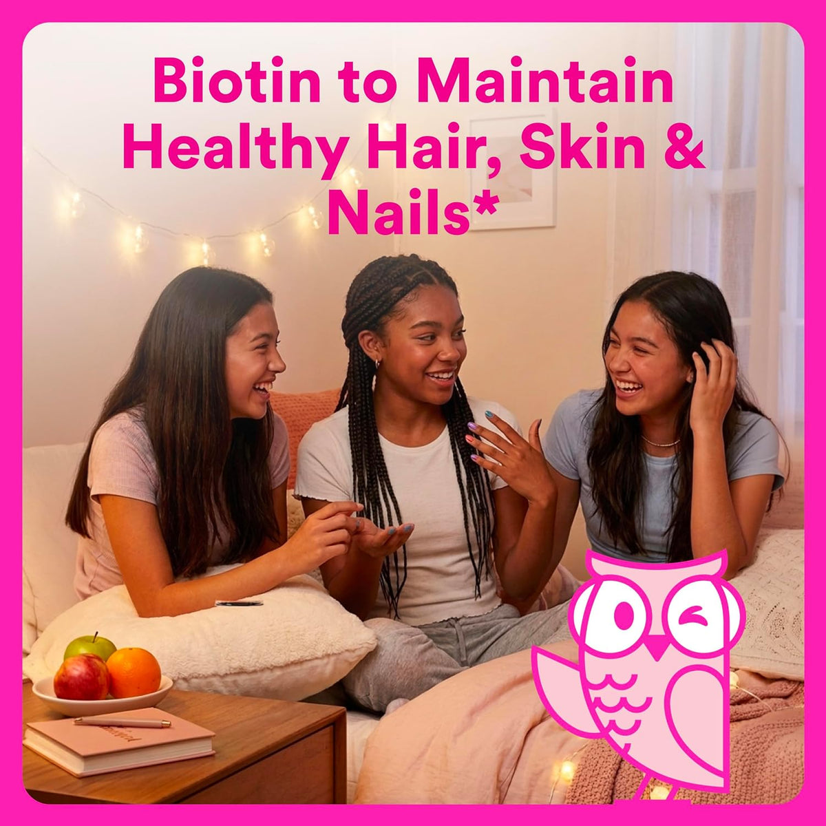 SmartyPants gummy vitamins with biotin and zinc