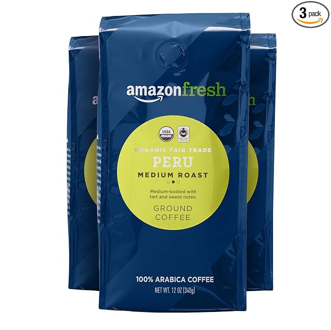 Amazon Fresh organic Fair Trade Peru ground coffee