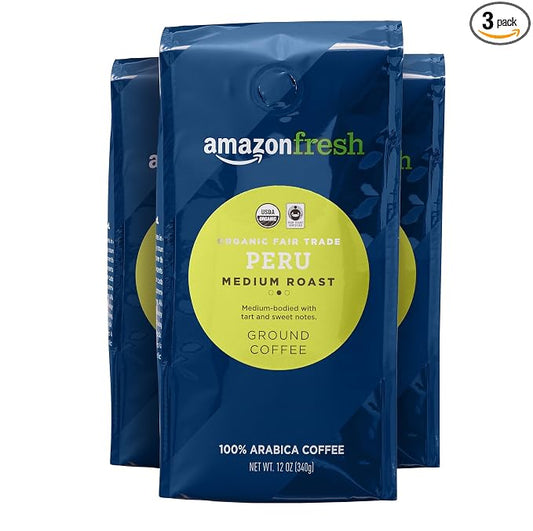 Amazon Fresh organic Fair Trade Peru ground coffee