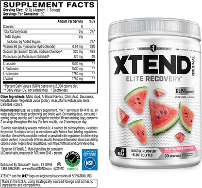 Watermelon Explosion amino acid supplement by Xtend