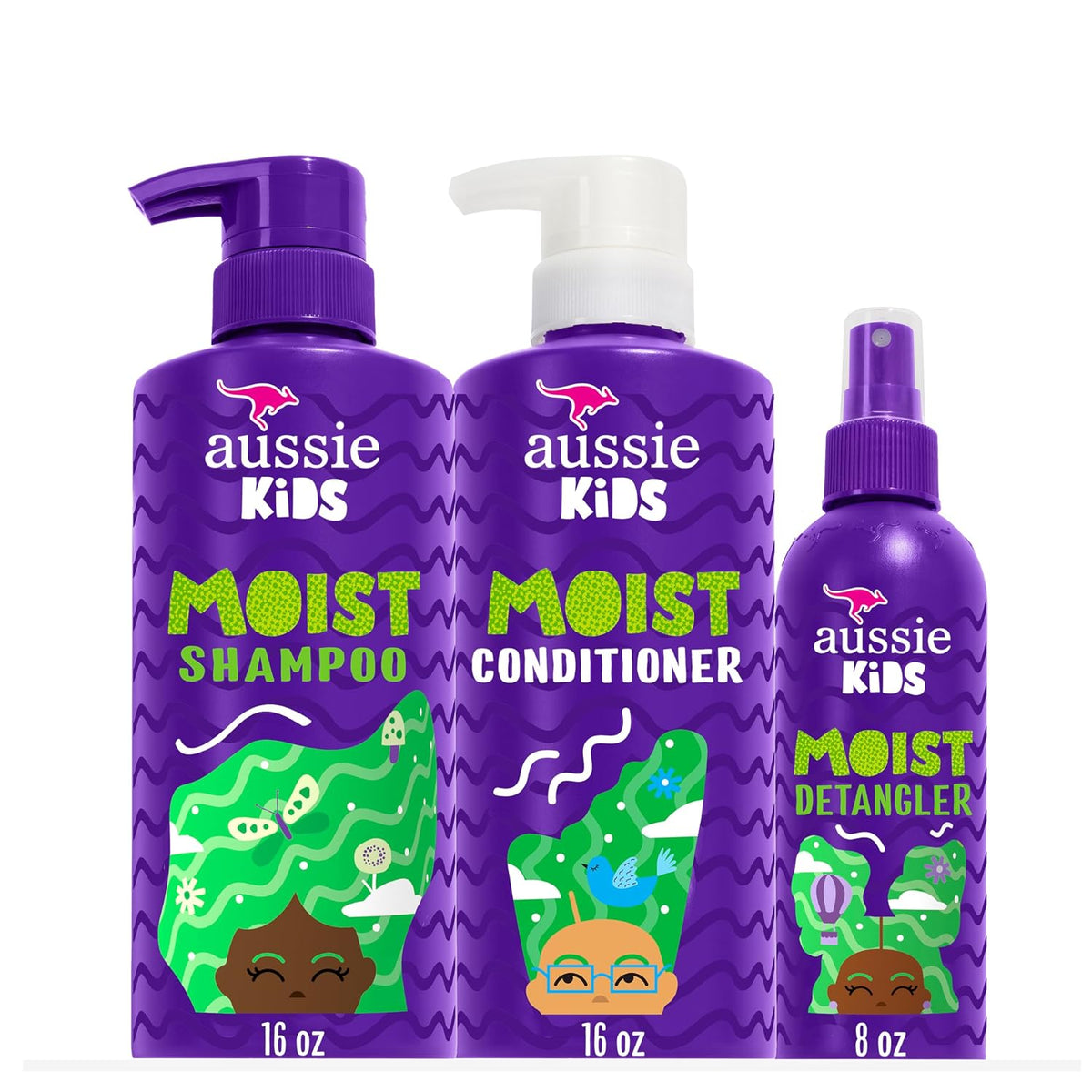 Aussie Kids hair care set for tangle-free styling