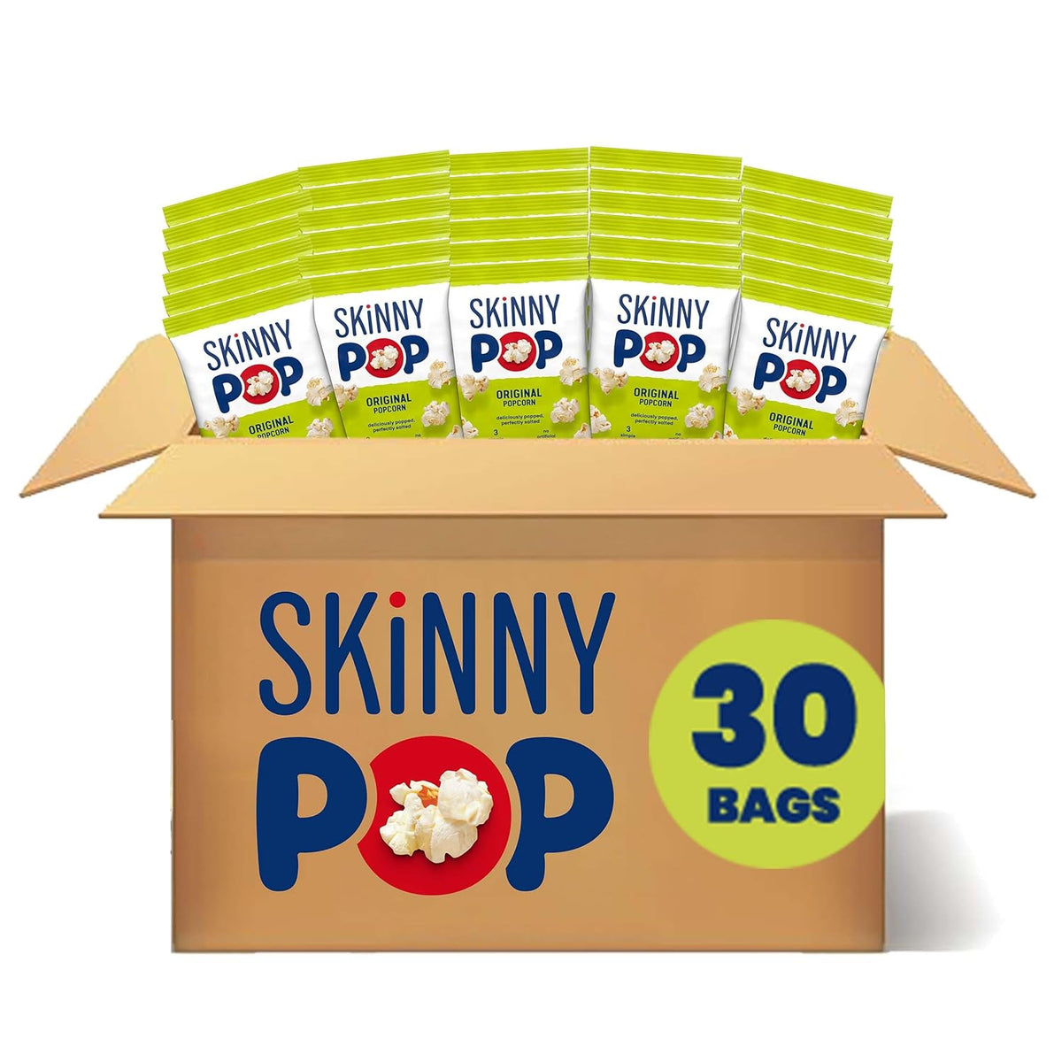 SkinnyPop individual popcorn snack bags