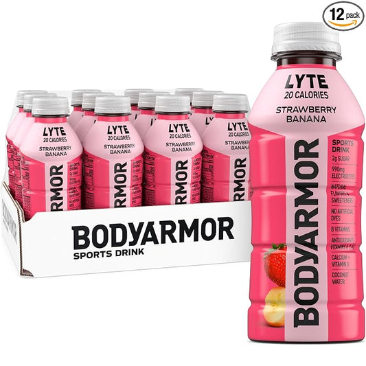 BODYARMOR LYTE Strawberry Banana sports drink 12 pack