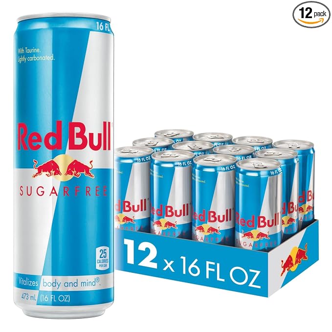 Red Bull Sugarfree Energy Drink 12-pack cans
