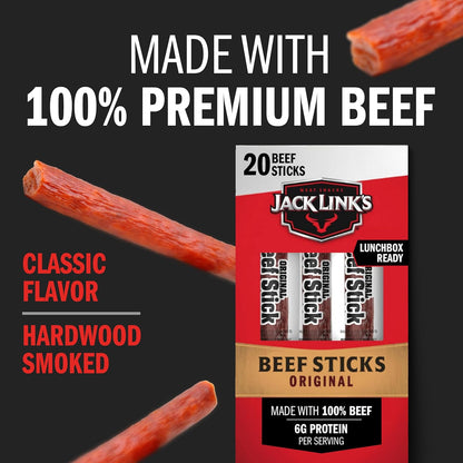 Hardwood smoked beef jerky sticks by Jack Link's