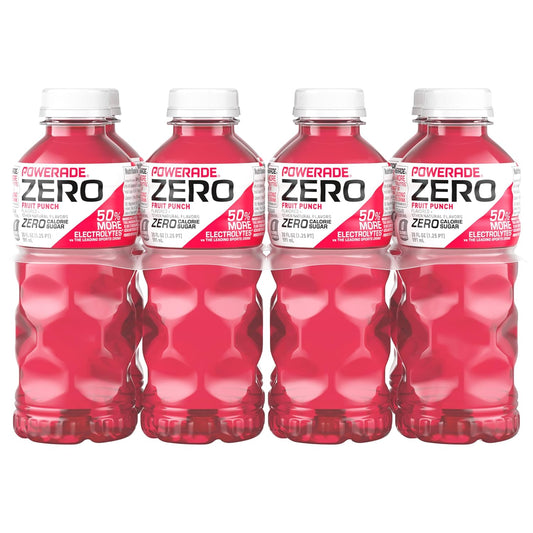 POWERADE Zero Fruit Punch 20 oz bottles