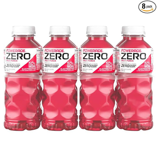 POWERADE Zero Sugar Fruit Punch sports drink 8 pack