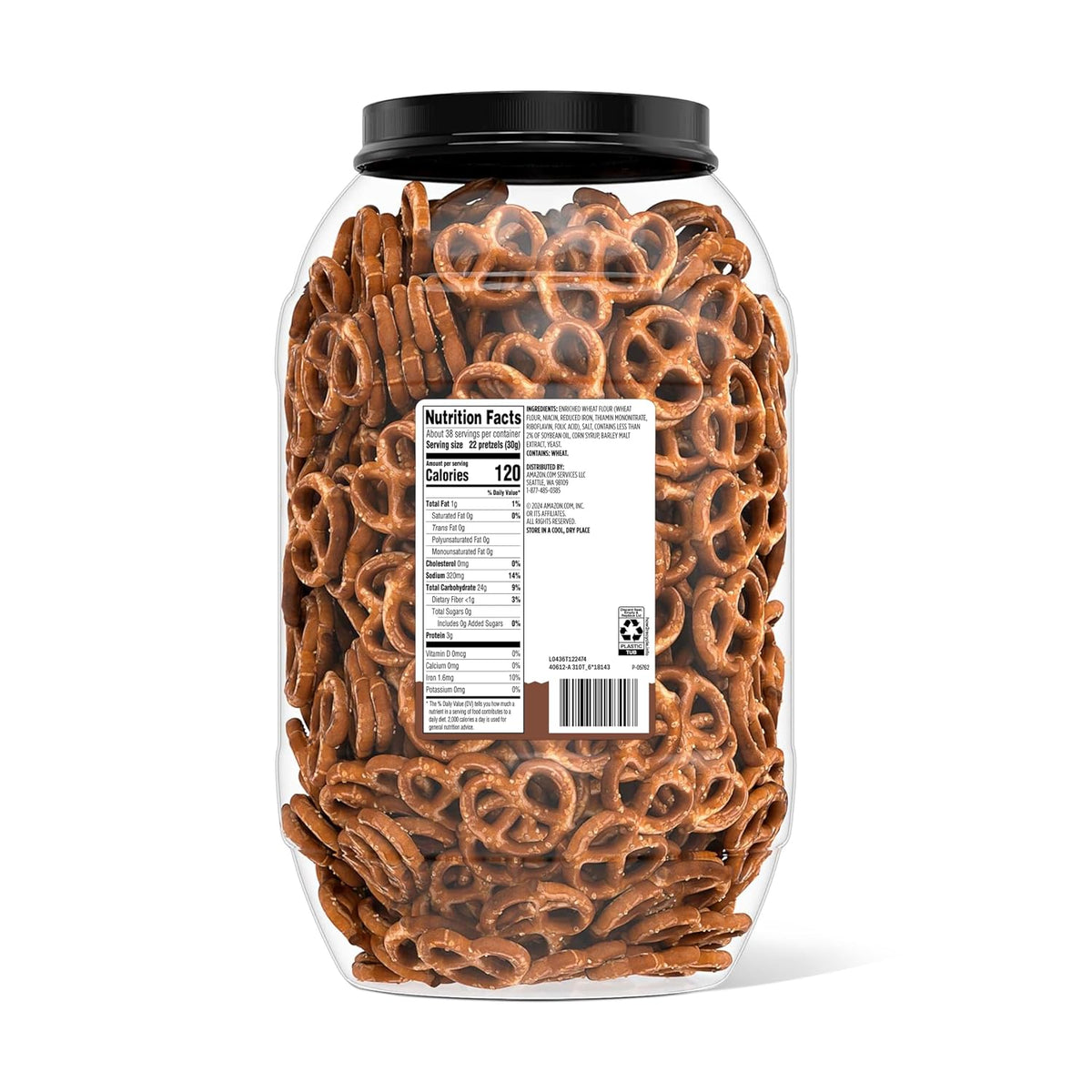 Mini twist pretzels for pantry snacking