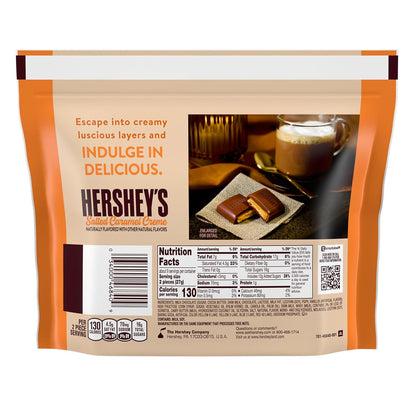 HERSHEY'S milk chocolate candy with caramel creme filling