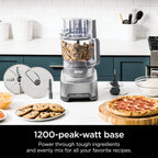 12-cup food processor bowl with feed chute