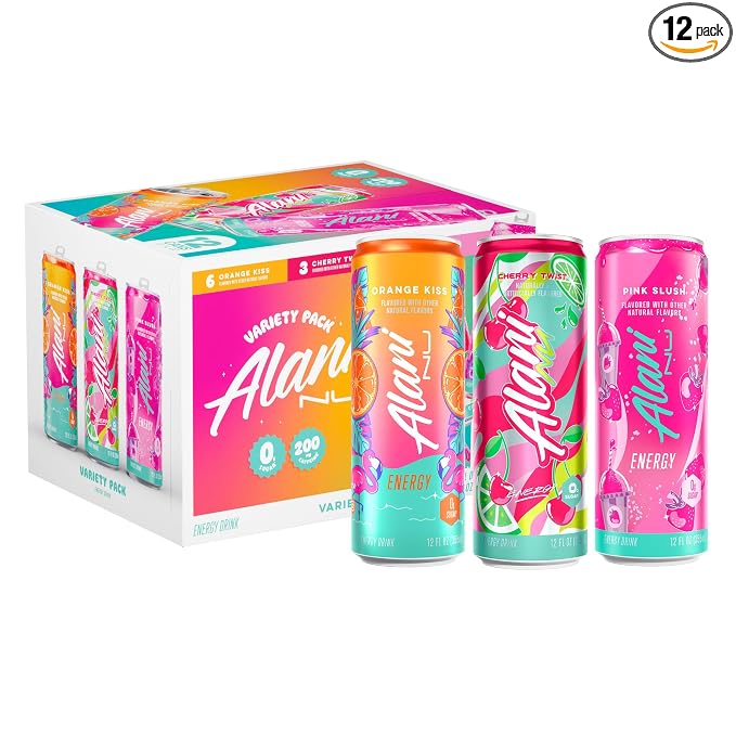 Alani Nu sugar free energy drink variety pack 12 cans