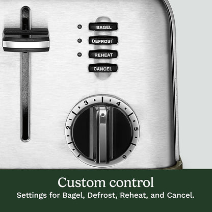 Brushed stainless steel Cuisinart toaster