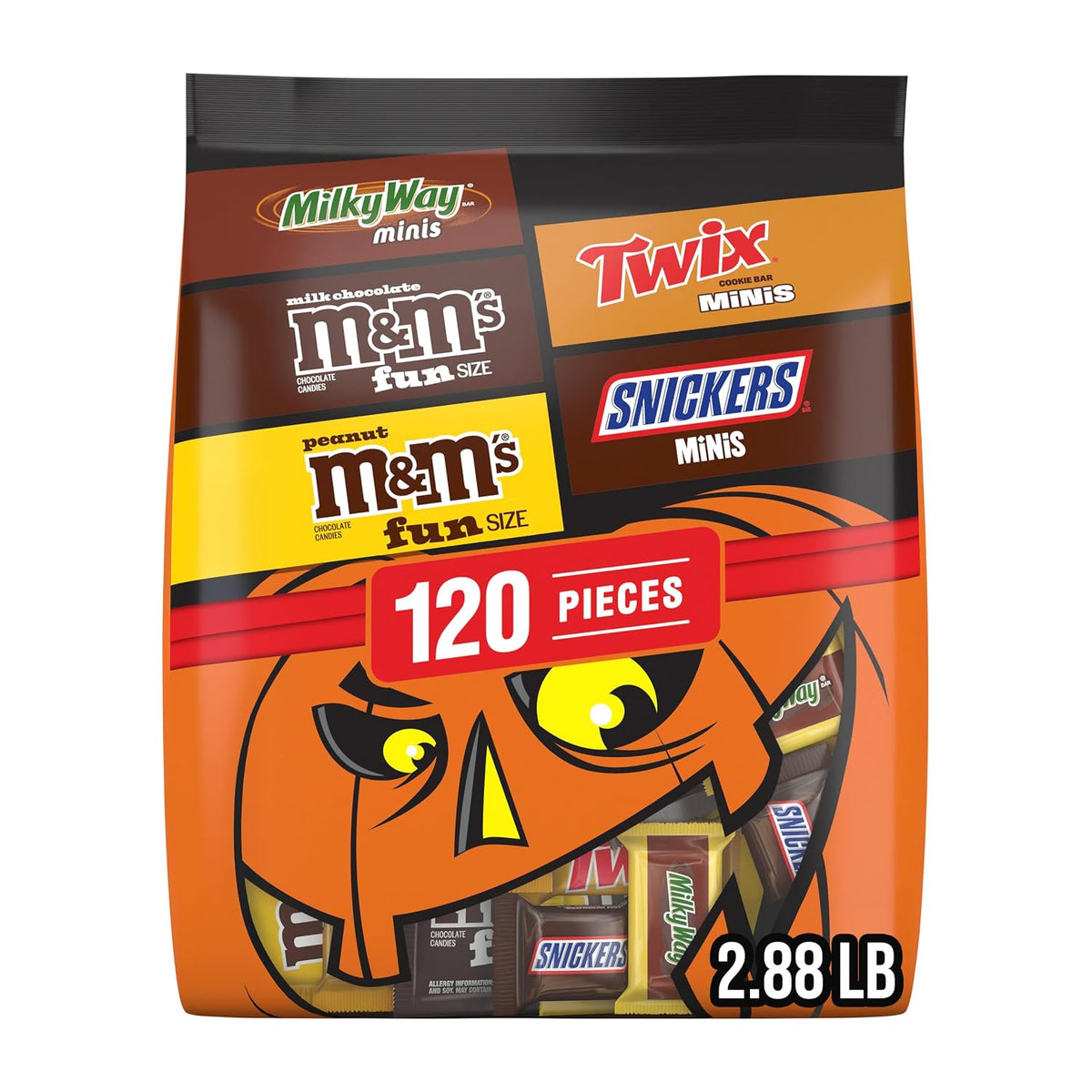 M&M'S, SNICKERS, TWIX, and MILKY WAY candy assortment