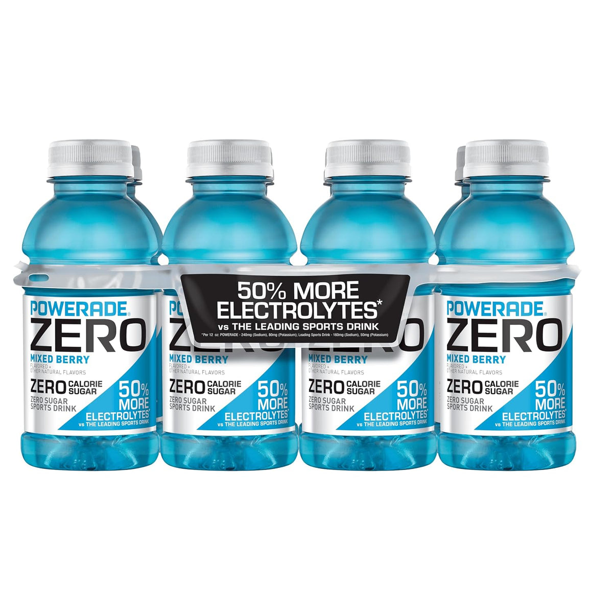 POWERADE Zero Mixed Berry electrolyte drink, 12 oz bottles