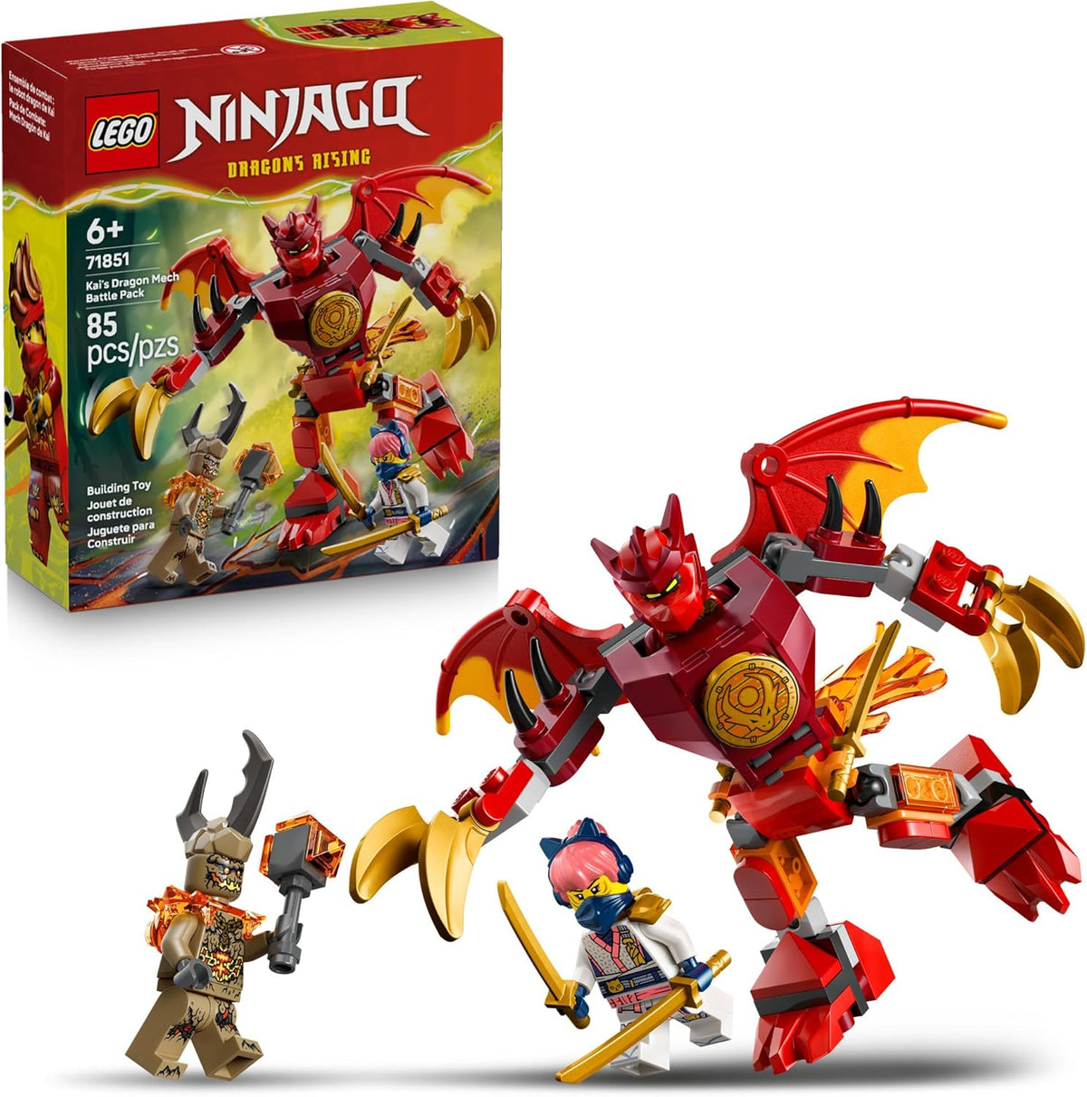 LEGO NINJAGO Kai dragon mech building toy