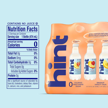 Hint zero calorie flavored water variety pack