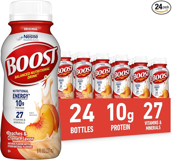 BOOST Original Peaches & Crème nutritional shake