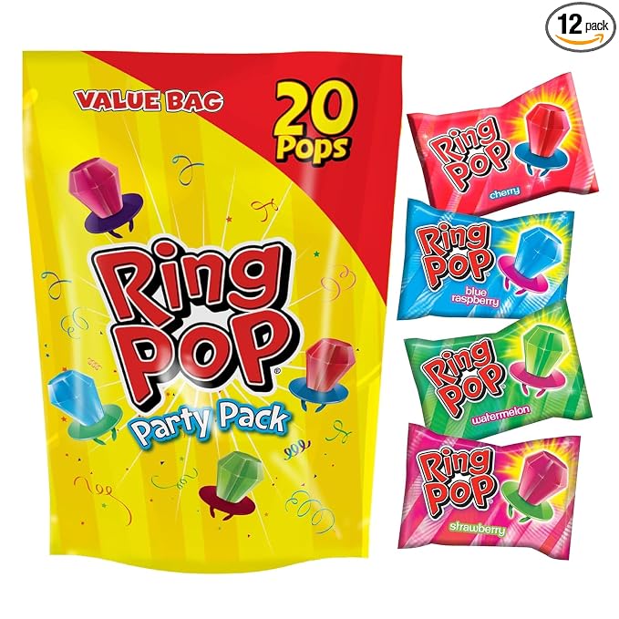 Ring Pop Halloween candy lollipops bulk variety pack