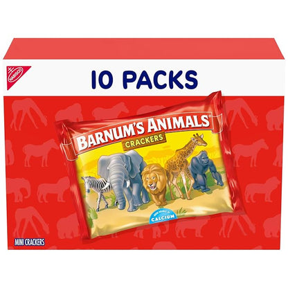BARNUM'S Original Animal Crackers 10 snack packs