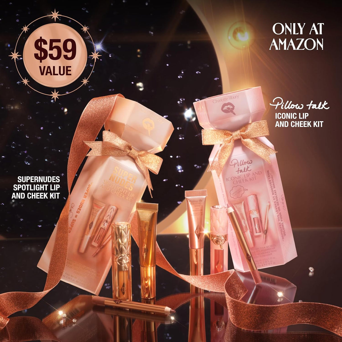 Premium Pillow Talk lip and cheek beauty kit