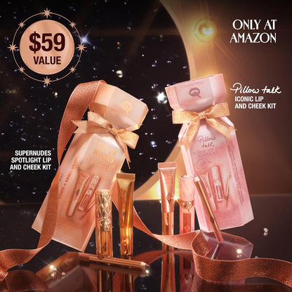Premium Pillow Talk lip and cheek beauty kit