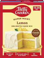 Betty Crocker Delights Super Moist Lemon Cake Mix, 13.25 oz