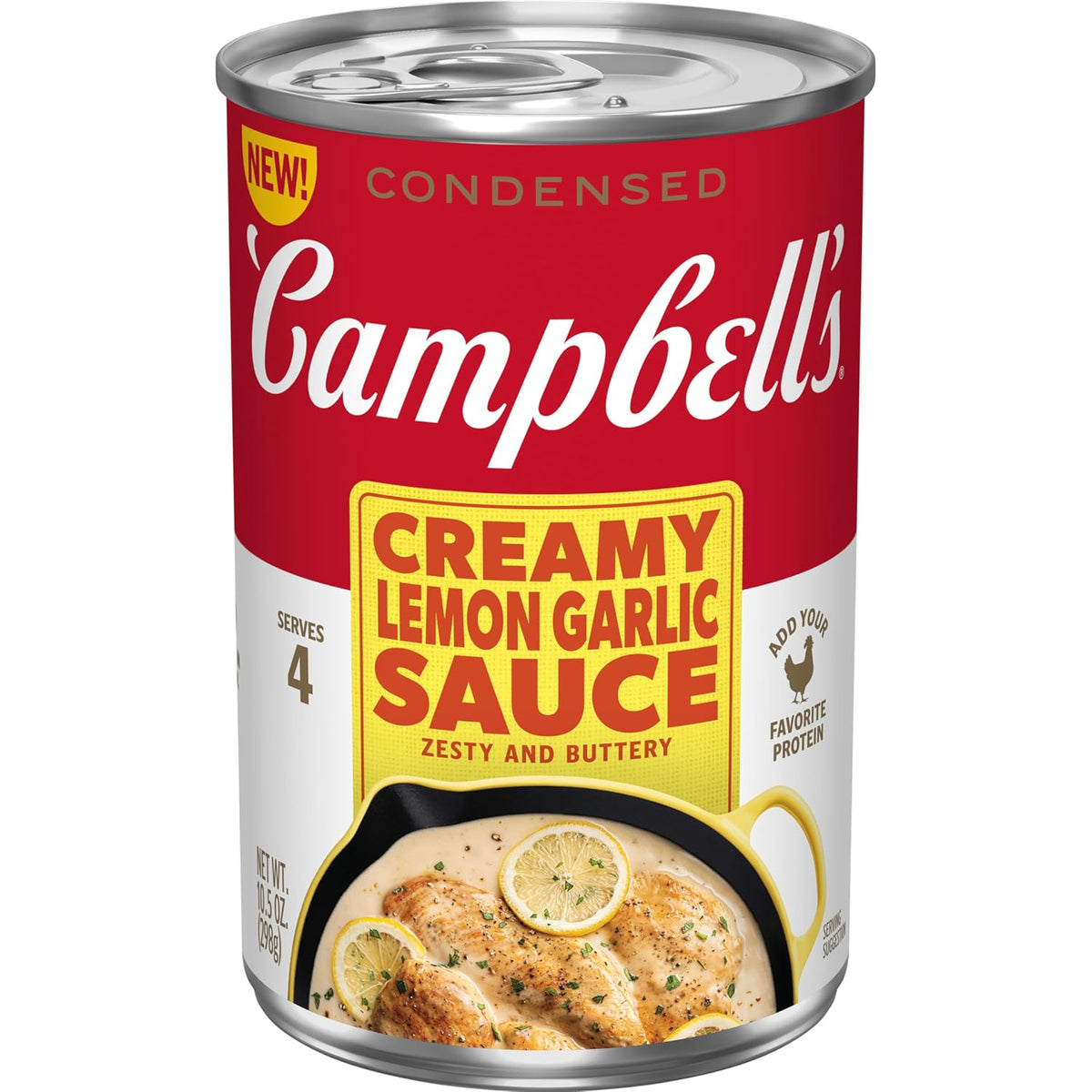 Campbell's condensed lemon garlic cooking sauce