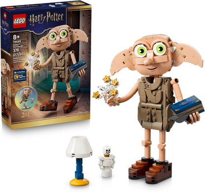 Poseable Dobby LEGO figure with accessories