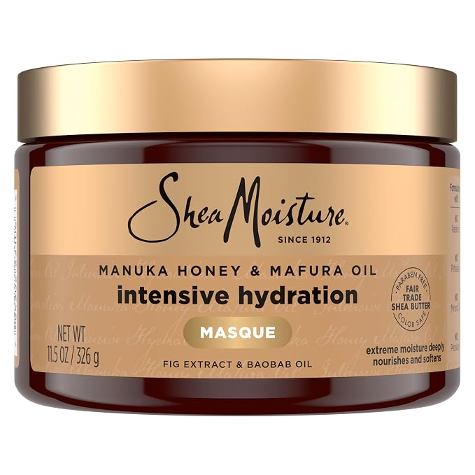Shea Moisture Manuka Honey and Mafura Oil hair masque 11.5 oz