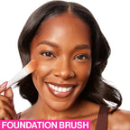 wet n wild foundation brush with ergonomic handle