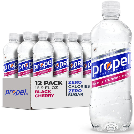 Propel Black Cherry sports drinking water bottles