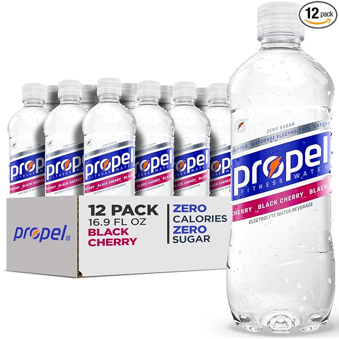 Propel Black Cherry zero calorie electrolyte water 12 pack