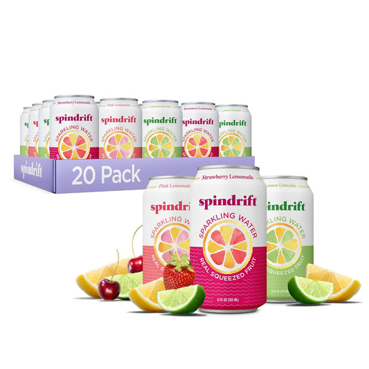 Spindrift sparkling lemonade cans 12 fl oz