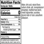 Gatorade G Zero Thirst Quencher bottle label