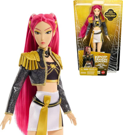 Zoey Golden performance doll with combat boots and up-do