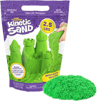 Kinetic Sand green 2.5 lb sensory sand toy