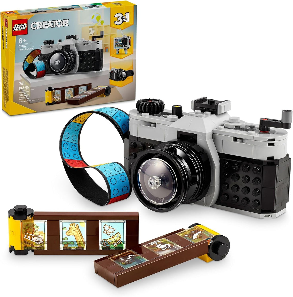 LEGO retro camera building set for kids ages 8 and up