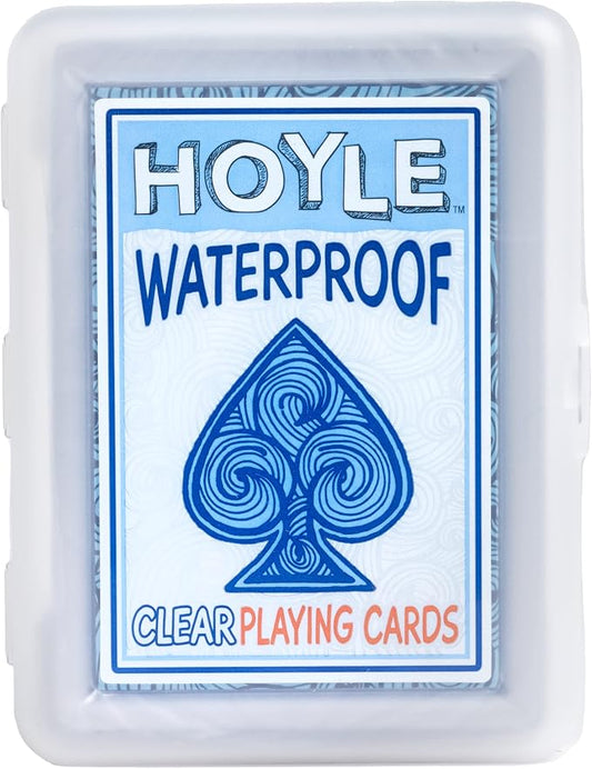 Hoyle waterproof clear plastic playing cards deck