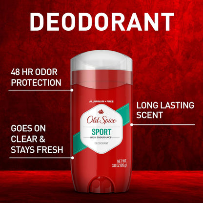 Men’s clear glide deodorant with Sport scent