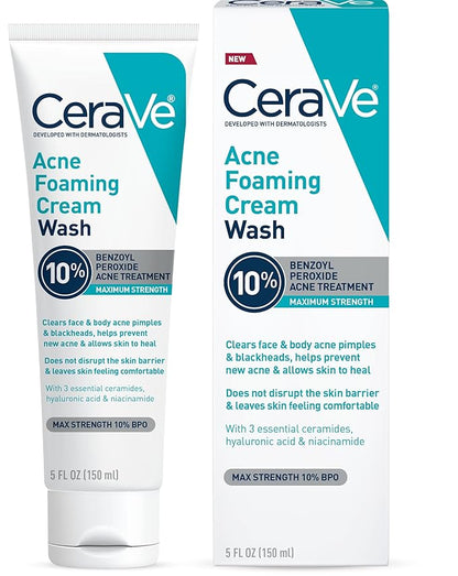 CeraVe Acne Foaming Cream Wash 5 oz cleanser
