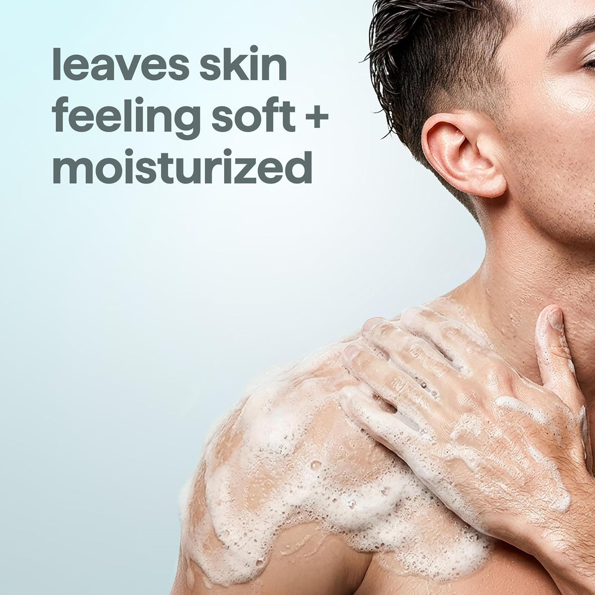 Method body wash with aloe extract and vitamin E