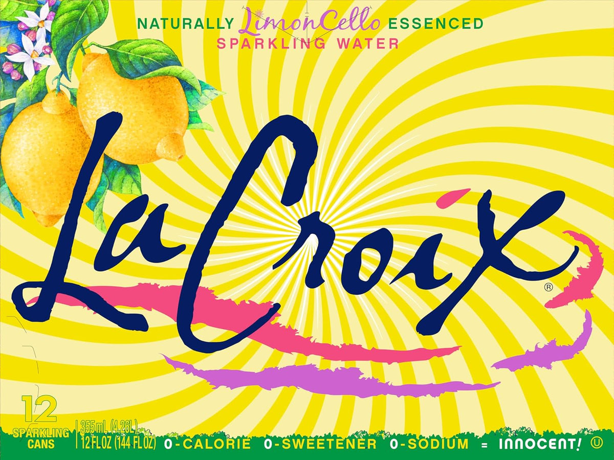 La Croix zero calorie sparkling water LimonCello