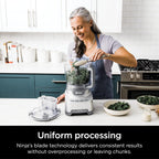 Ninja XL food processor with slicing and shredding discs