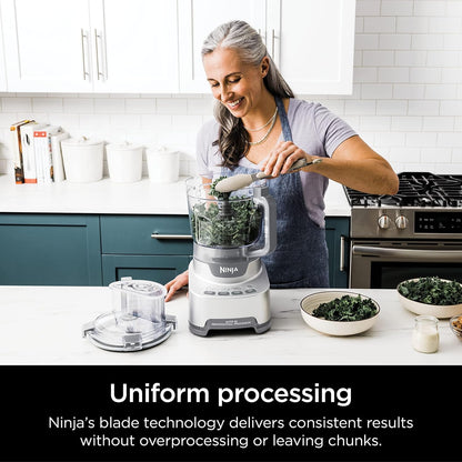Ninja XL food processor with slicing and shredding discs