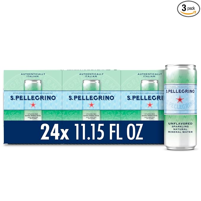 S.Pellegrino sparkling natural mineral water 24 pack