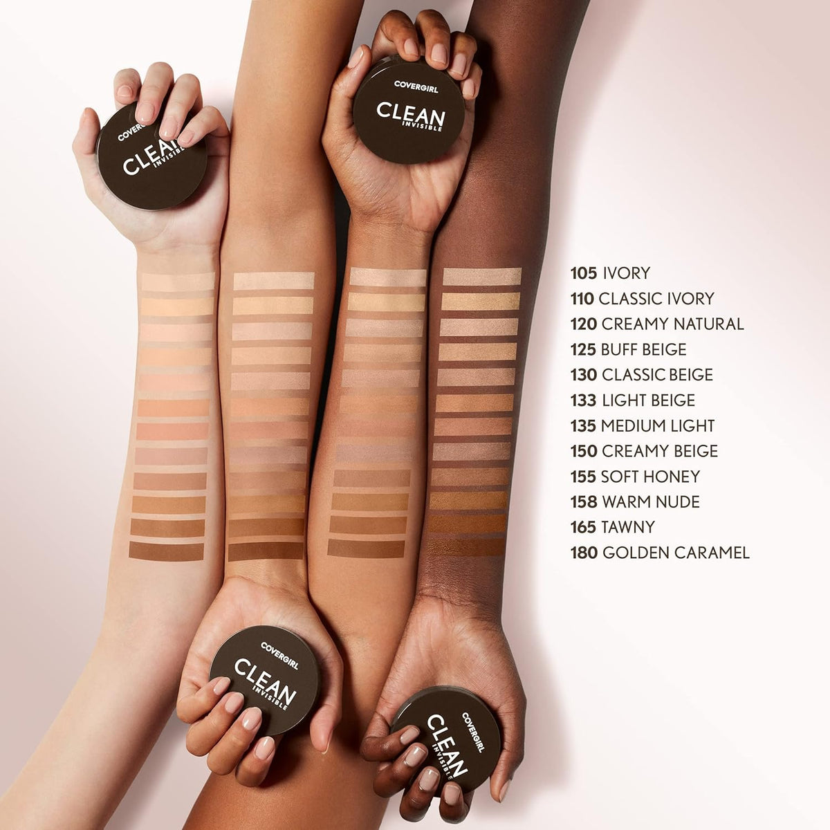 COVERGIRL Clean Invisible talc-free pressed face powder