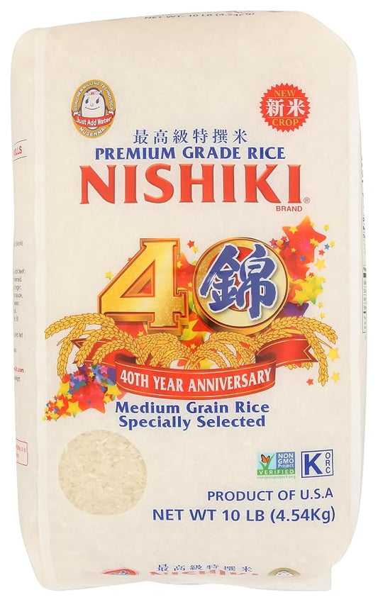Nishiki Premium Sushi Rice 10 lb bag