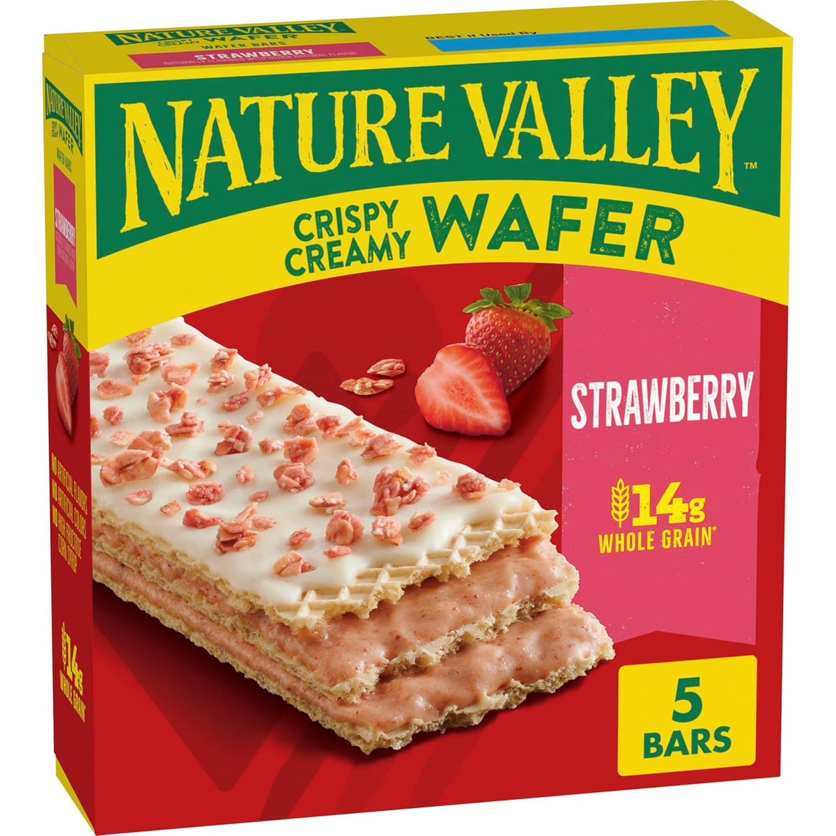 Nature Valley whole grain strawberry wafer snack bars
