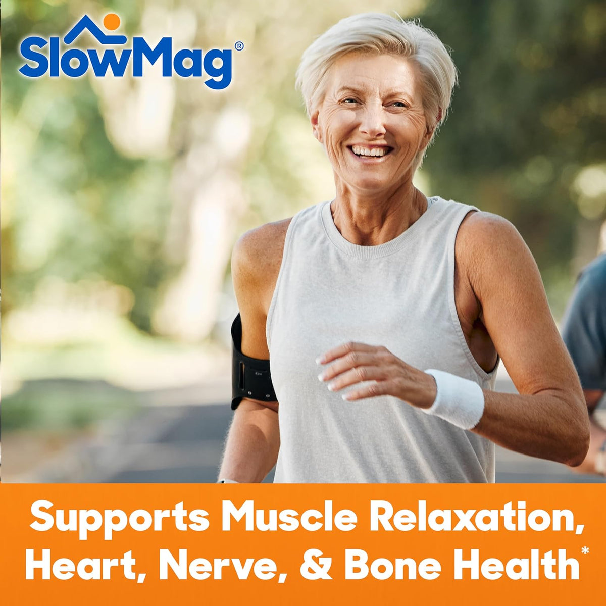 SlowMag high absorption magnesium supplement packaging
