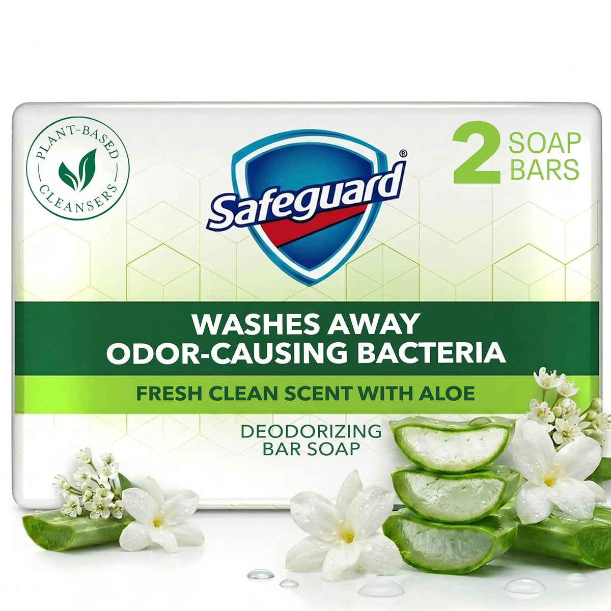 Safeguard aloe fresh clean scent bar soap package